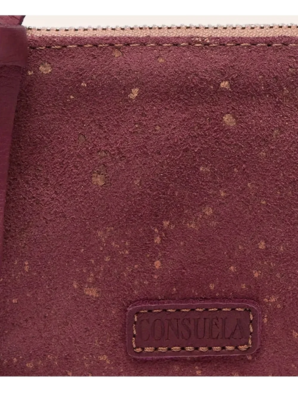 Consuela (Rose) Suede Pouch